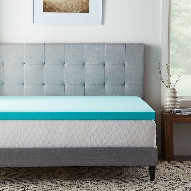 Lucid Comfort Collection 4 Inch Gel and Aloe Infused Memory Foam
