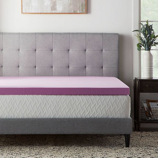 Lucid Dream Collection 3in. Lavender Memory Foam Mattress Topper