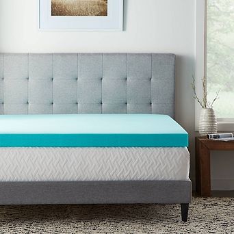 Lucid Dream Collection 4 in Gel Memory Foam Mattress Topper