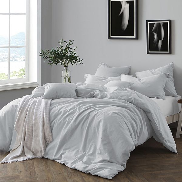 Swift Home Cotton Yarn Dye Chambray Duvet Cover Set