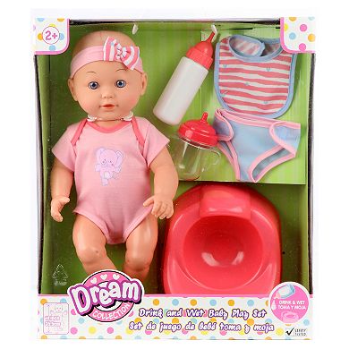 Gi-Go Toys Drink & Wet Baby Doll Training Potty Set
