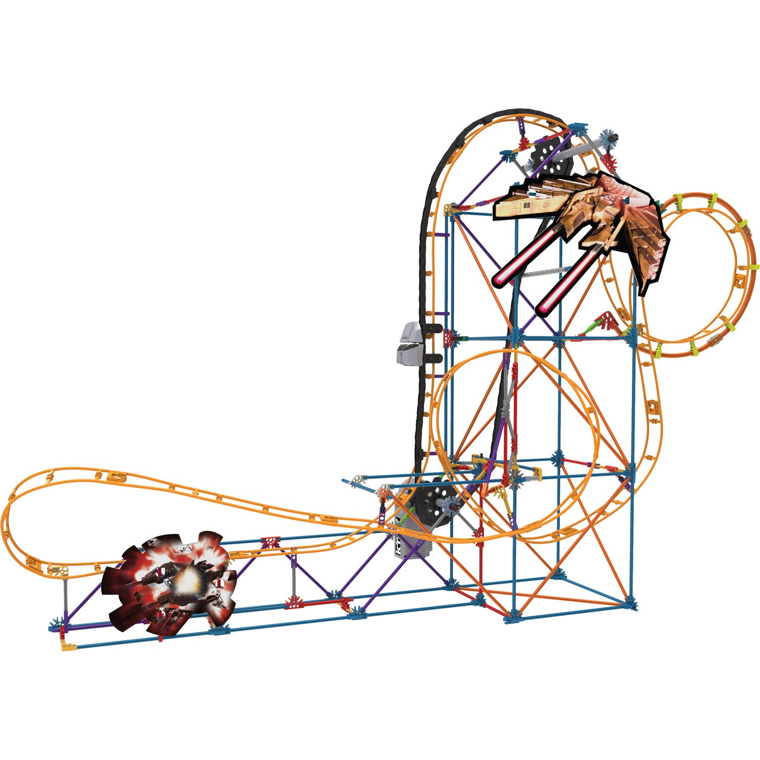 roller coaster building set