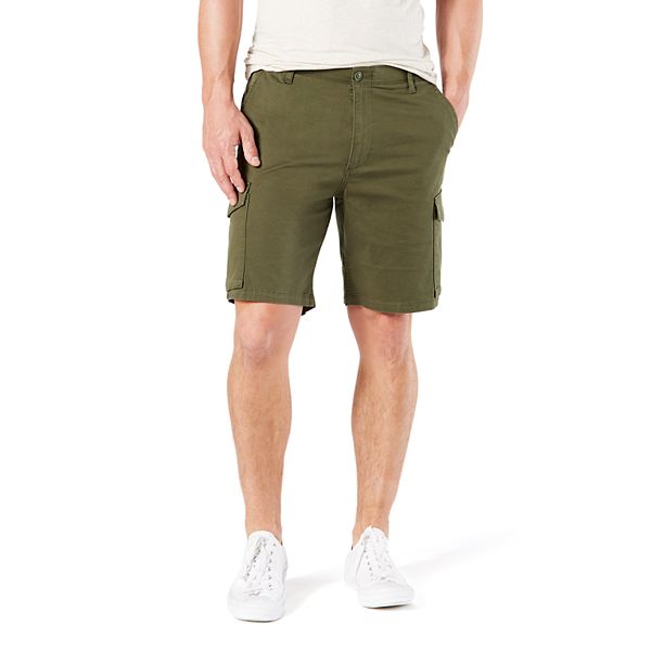 Dockers Mens Lightweight Stretch Twill Casual Cargo Shorts 