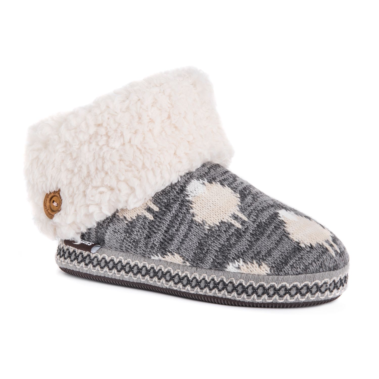 muk luks bootie slippers women's