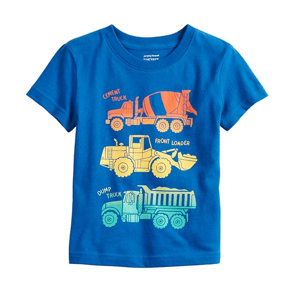 Toddler Boy Jumping Beans® Front & Back Truck Graphic Tee