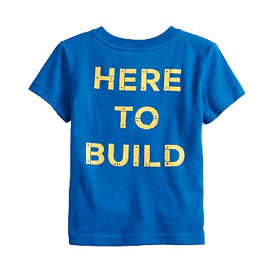 Toddler Boy Jumping Beans® Front & Back Truck Graphic Tee