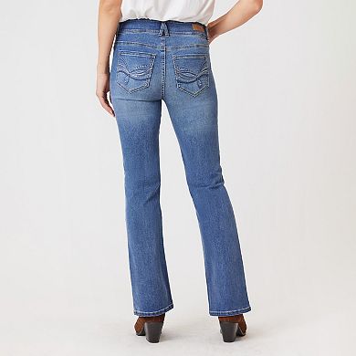 Women's Angels Forever Young Curvy Mid-Rise Bootcut Jeans