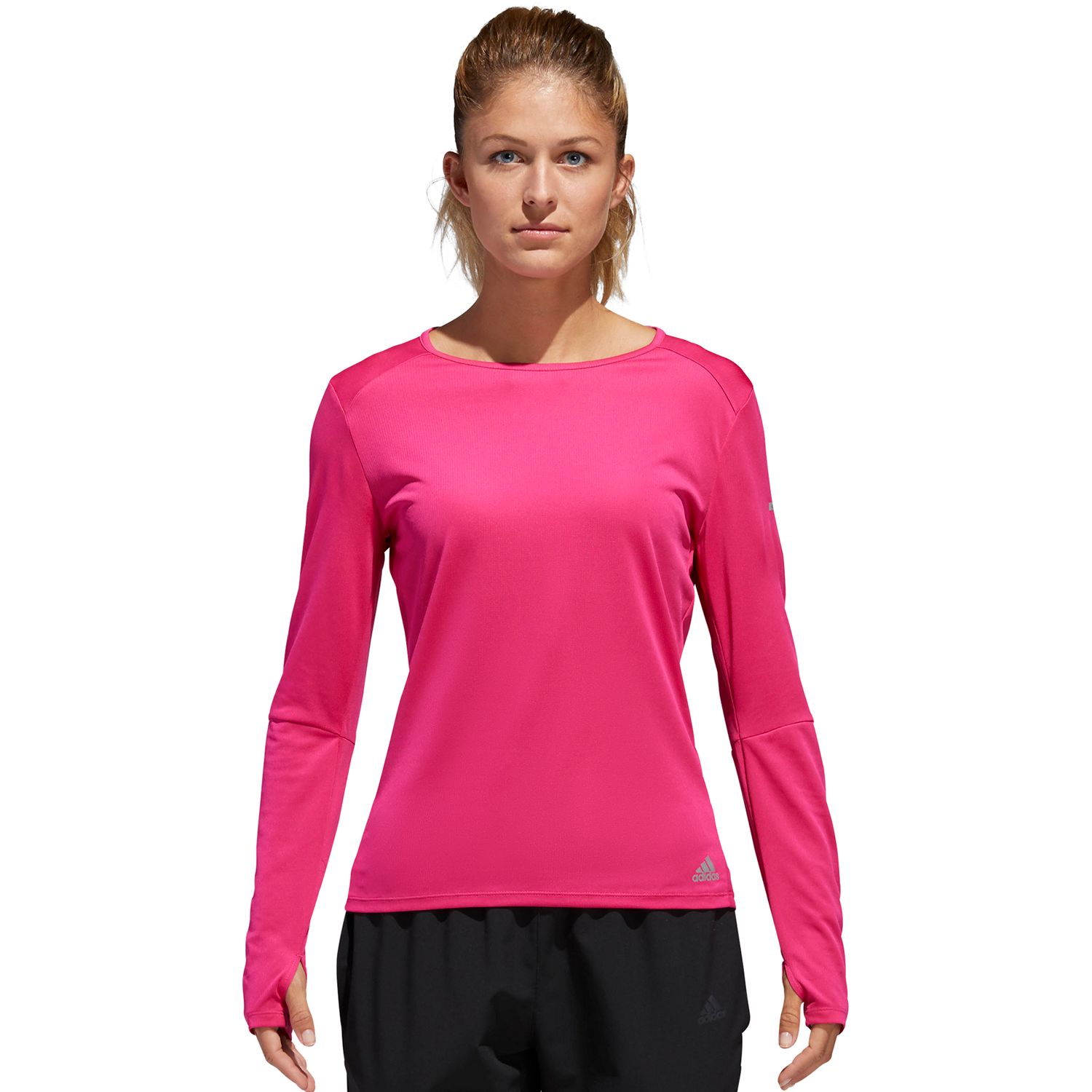 adidas long sleeve running top womens