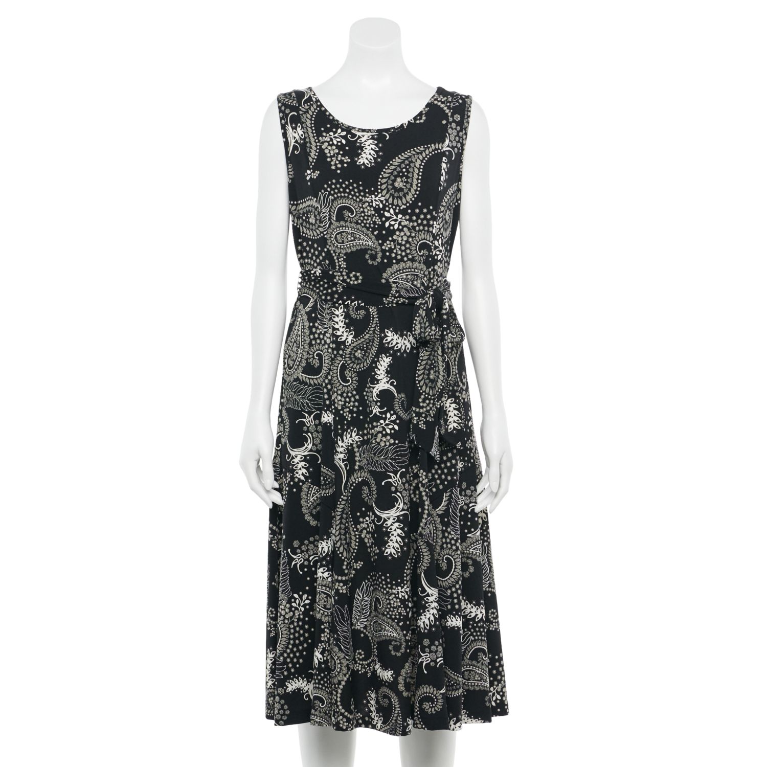 women's nina leonard print midi dress