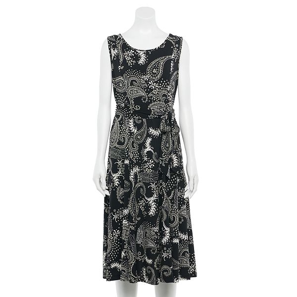 Women's Nina Leonard Print Midi Dress