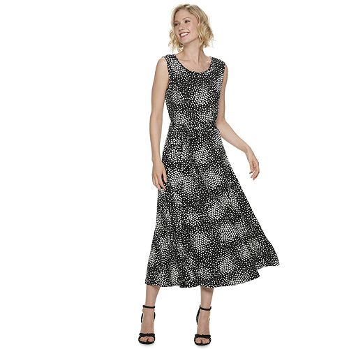 Women's Nina Leonard Print Midi Dress