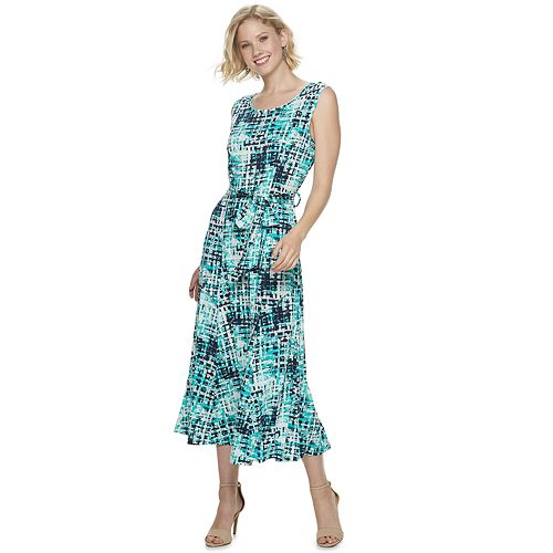 Women's Nina Leonard Print Midi Dress