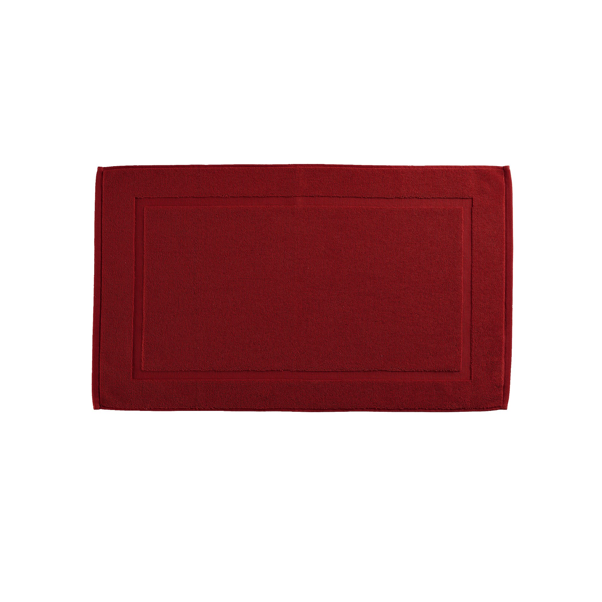 Cassadecor Signature Cotton Tubmat, Red Red