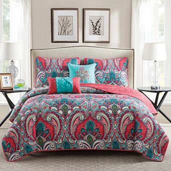VCNY Home Casa Real Reversible Quilt Set