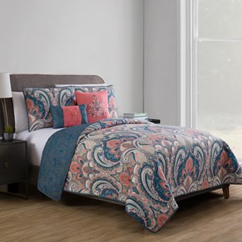 VCNY Home Casa Real Reversible Quilt Set