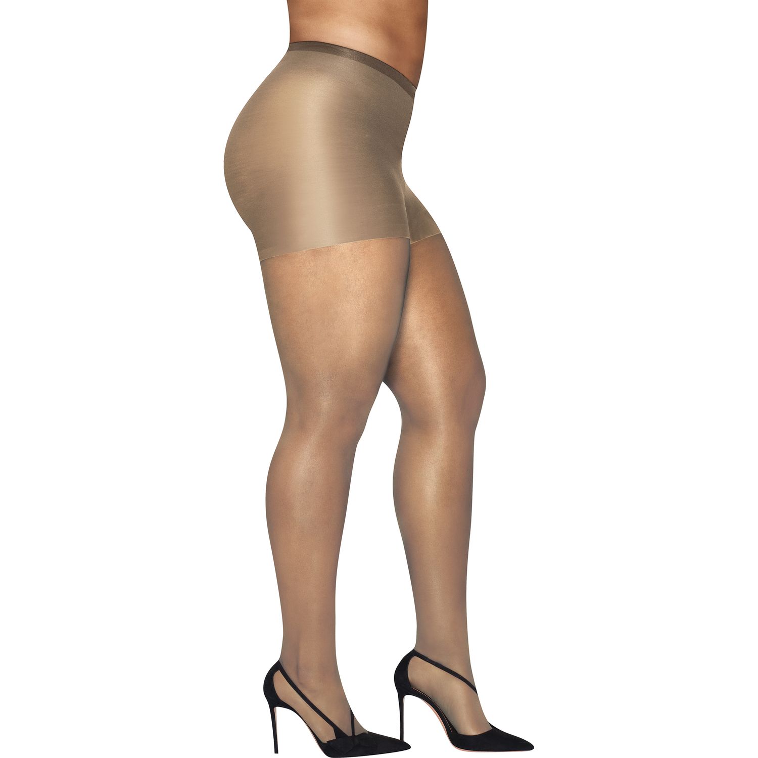 hanes plus size hosiery