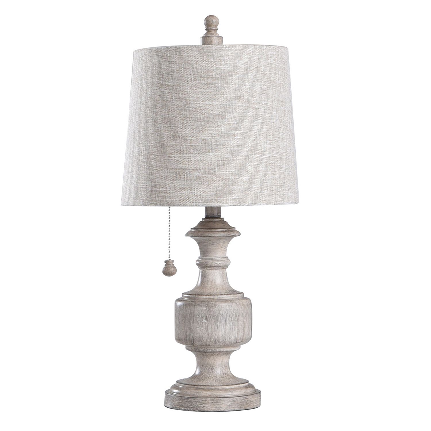 gray table lamp shade