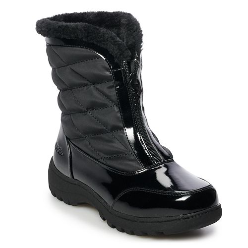 totes Kelly Women's Faux-Fur Waterproof Winter Boots
