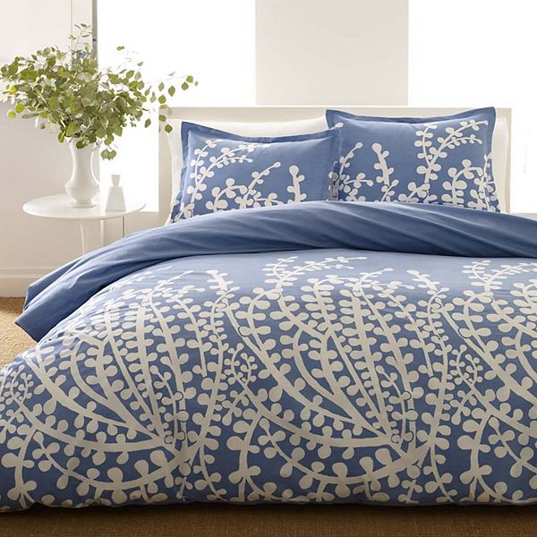 City Scene Branches French Blue Comforter Set