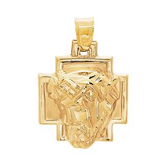 Kohls mens gold hot sale cross necklace