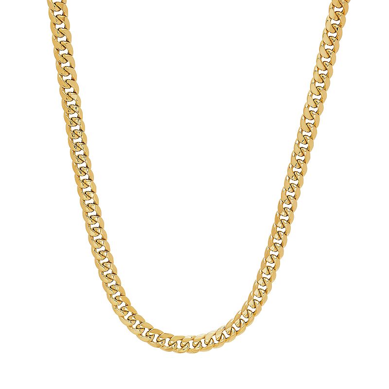 Everlasting Gold 10k Gold Chain Necklace, Mens, Size: 22, Yellow