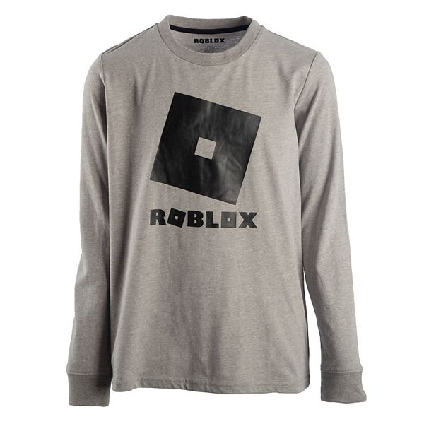 Boys 8 20 Roblox Logo Tee - gray long sleeve nike workout shirt roblox