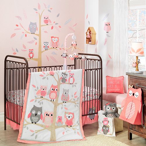 Lambs Ivy 4 Piece Family Tree Crib Bedding Set