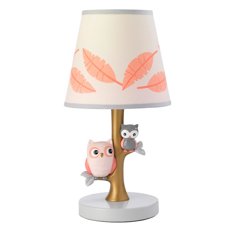 UPC 084122673243 product image for Lambs & Ivy Stay Family Tree Owls Lamp with Shade & Lightbulb, Multicolor | upcitemdb.com