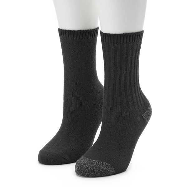 Women's Sonoma Goods For Life™ 2-Pack Ribbed Crew Socks