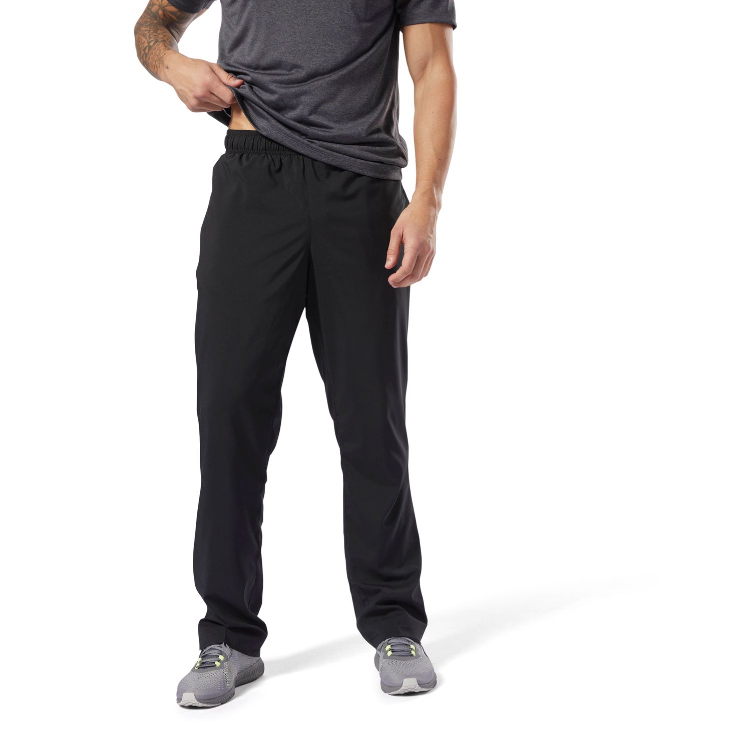 reebok men's woven pants