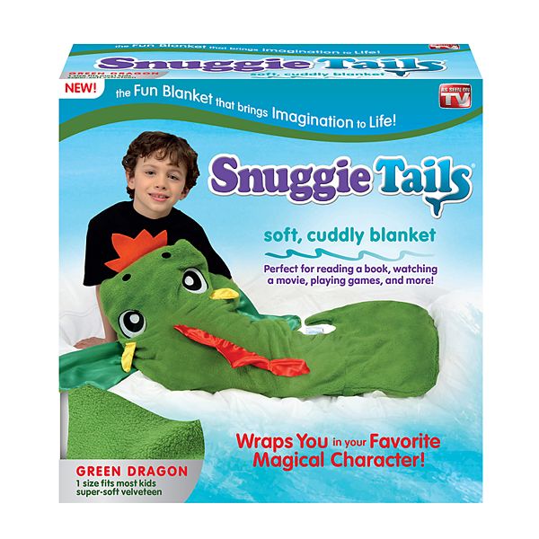 Snuggie Tails Green Dragon Blanket 