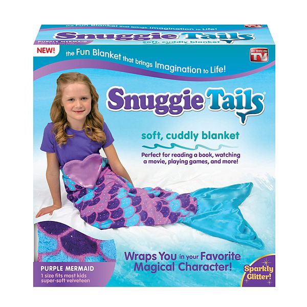 Snuggie Tails Purple Mermaid Blanket