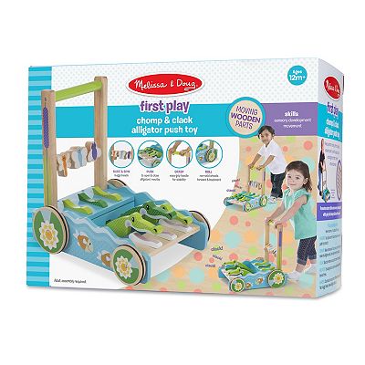 Melissa and doug wooden walker on sale