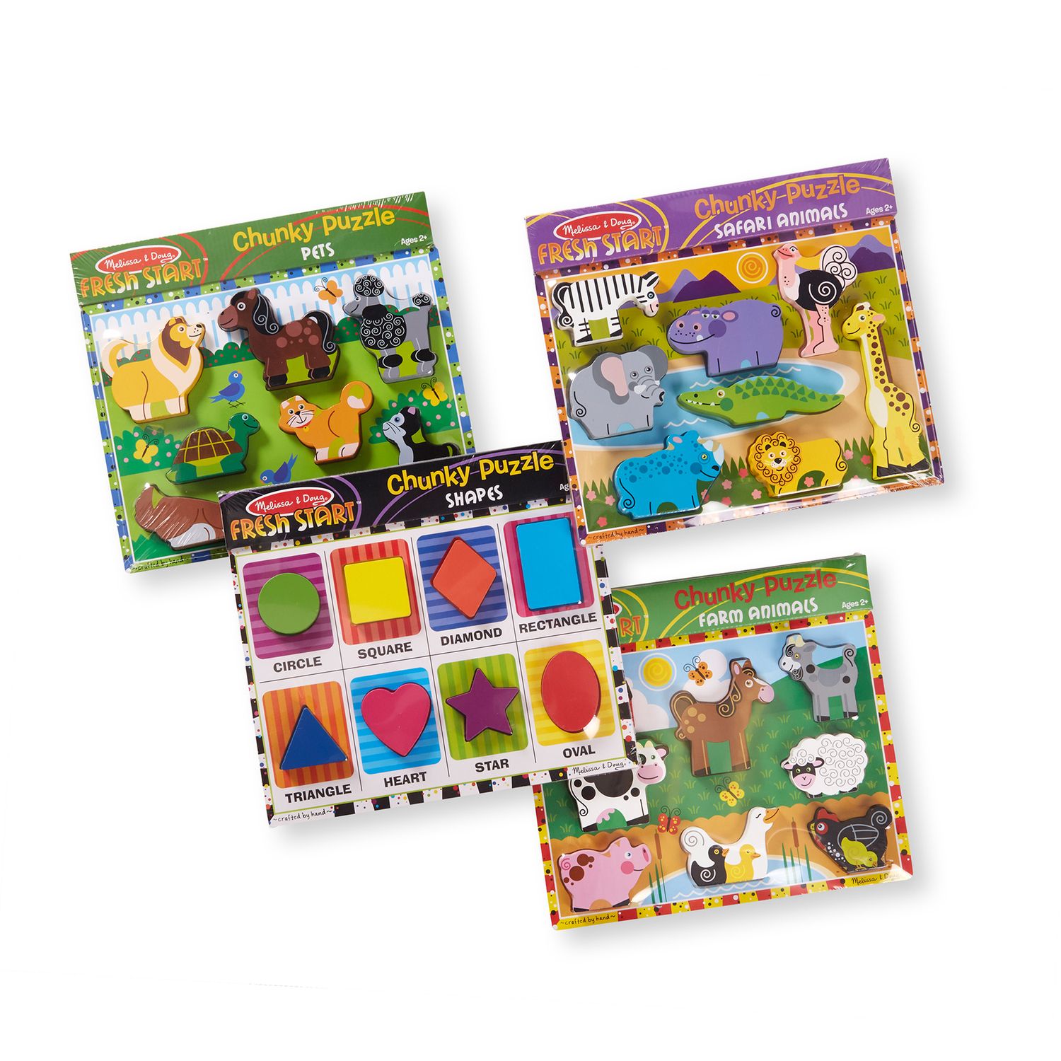 melissa and doug wooden shape puzzle