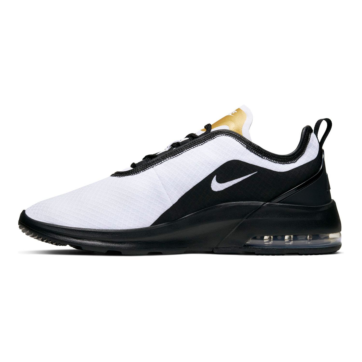 nike air max motion womens black and gold