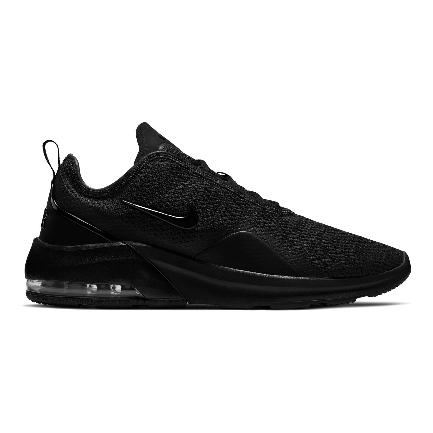 solid black nike tennis shoes