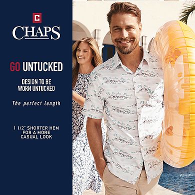 Men's Chaps Classic-Fit Untucked Button-Down Shirt