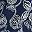Navy Soft Vines