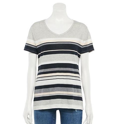 Women's Croft & Barrow® Classic VNeck Tee