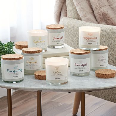 Sonoma Goods For Life® SPA Calm Eucalyptus & Bergamot 13-oz. Candle Jar