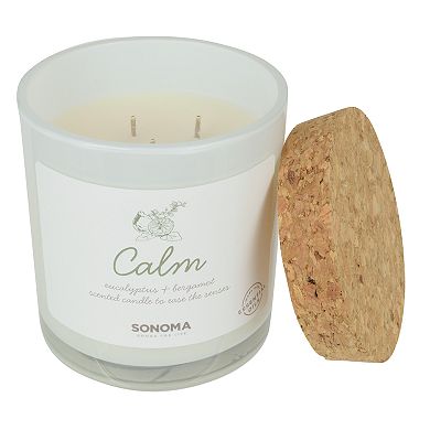 Sonoma Goods For Life® SPA Calm Eucalyptus & Bergamot 13-oz. Candle Jar