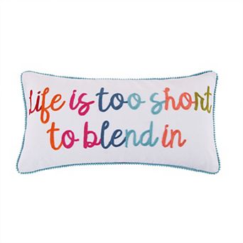 Levtex Jules Life Is Too Short Throw Pillow