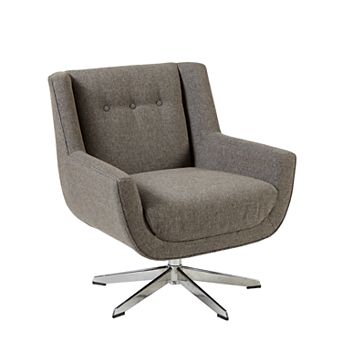 INK+IVY Nina Swivel Accent Chair