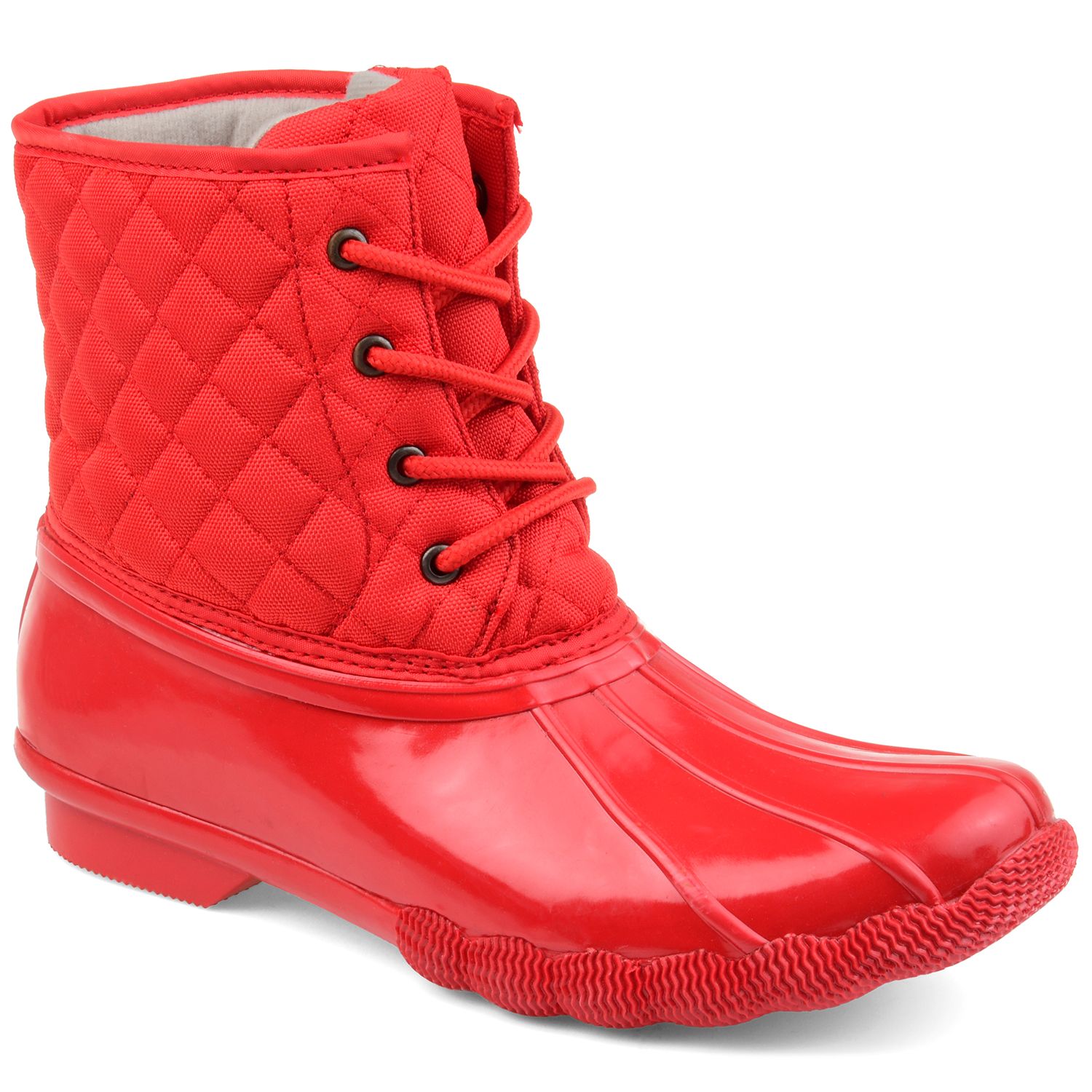 kohls red boots