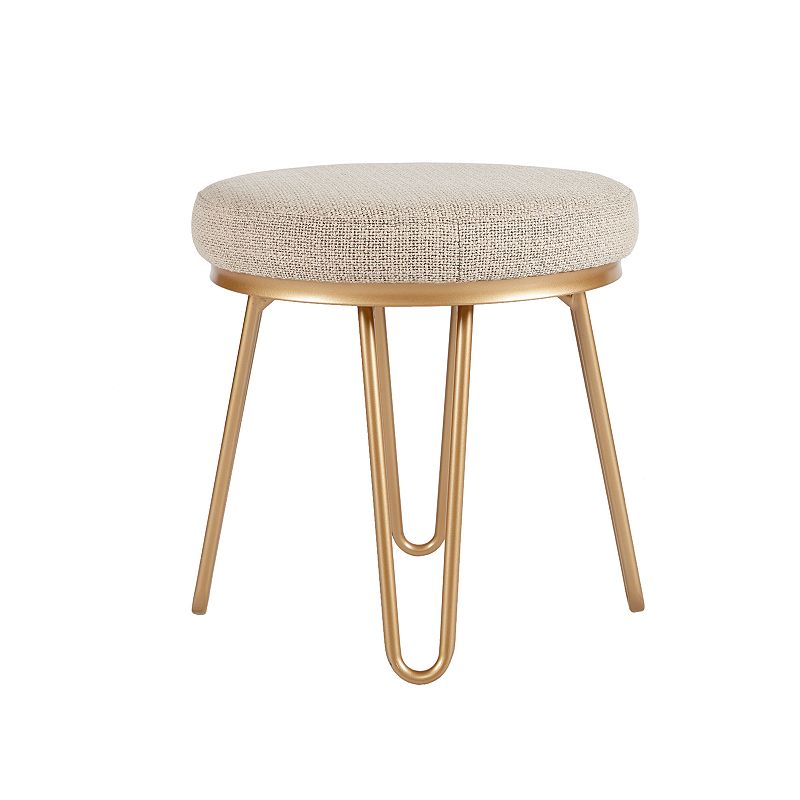 INK+IVY Beverly Round Stool, Multicolor