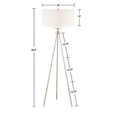 INK+IVY Pacific Tripod Metal Floor Lamp