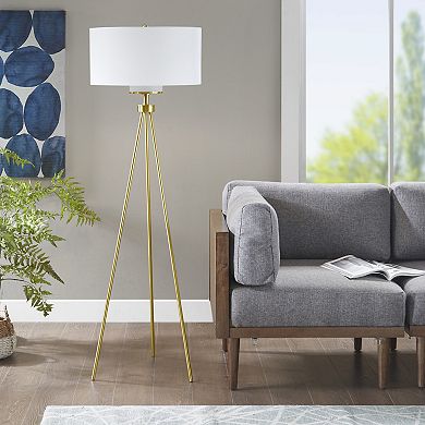 INK+IVY Pacific Tripod Metal Floor Lamp