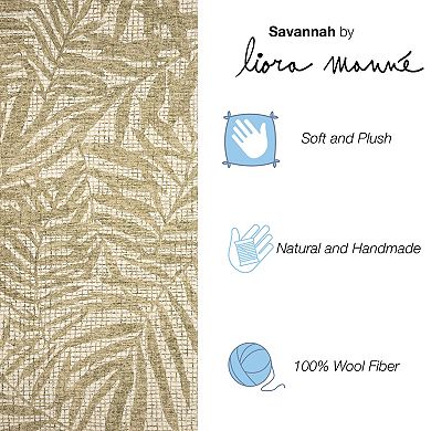 Liora Manne Savannah Olive Branches Wool Rug