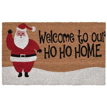Liora Manne Natura Ho Ho Home Indoor Outdoor Coir Doormat - 18'' x 30''