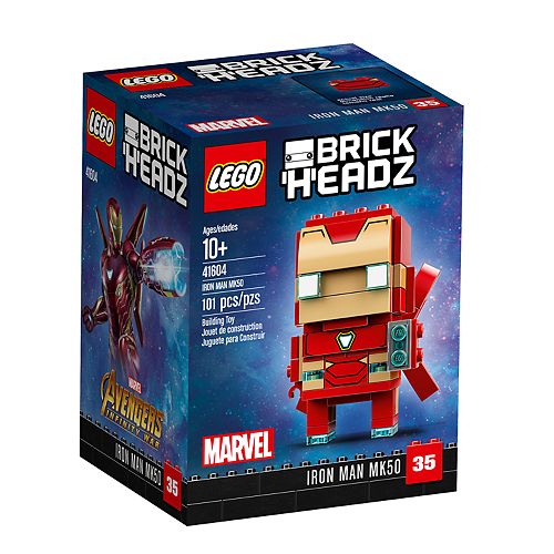 marvel iron man lego head